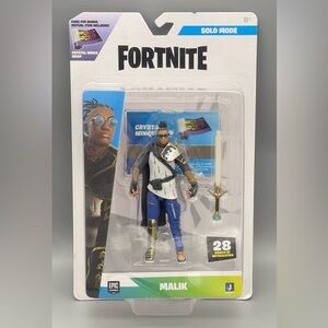 Fortnite Solo Mode Malik With Sword 4 Inch Action Figures NEW